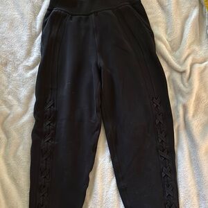Lululemon Athletica Black Track Pants Sleek Fit